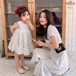 Set đồ đôi cho mẹ và bé gái