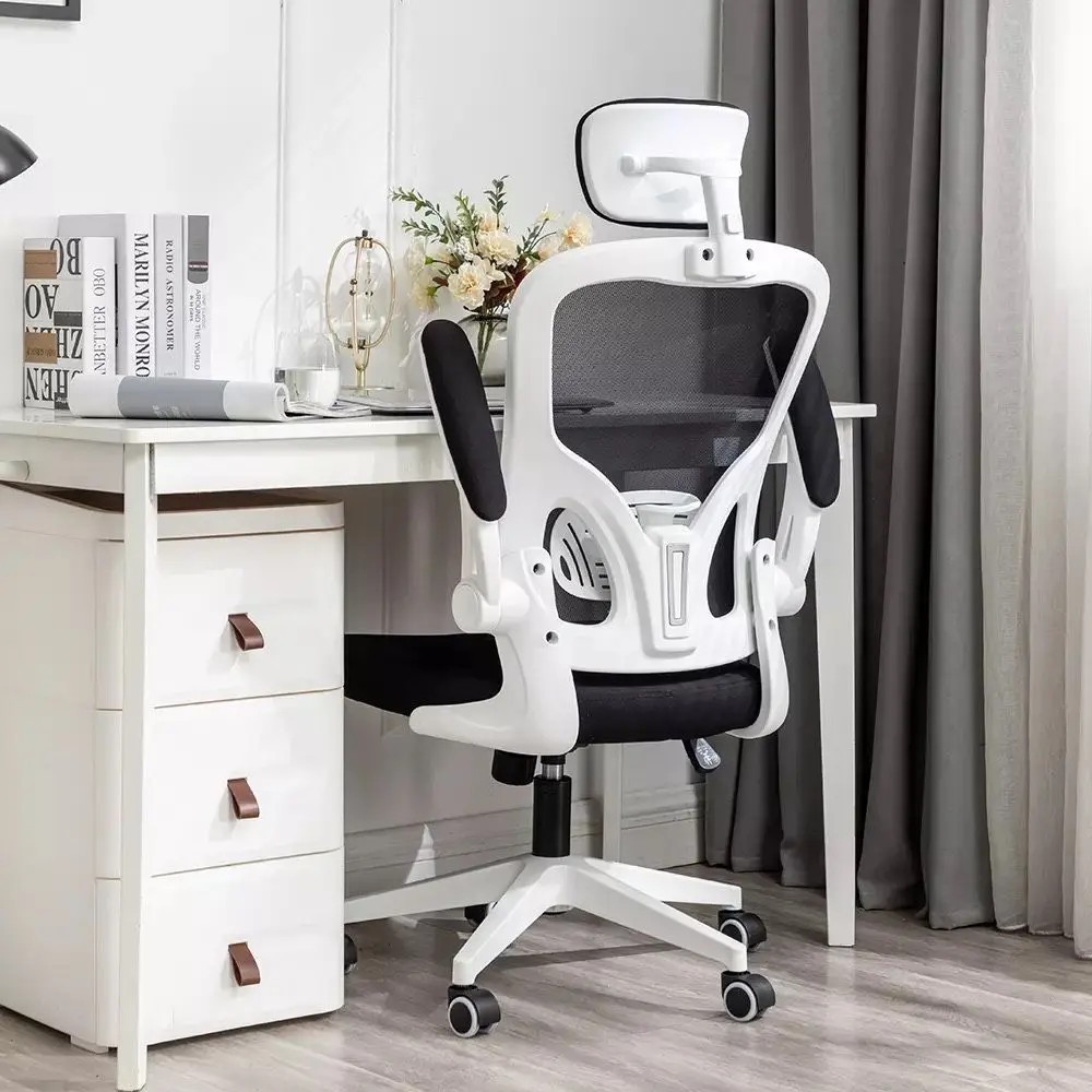 Ghế Văn Phòng Làm Việc Công Thái Học Ergonomic Có Tựa Đầu tay gạt thông minh