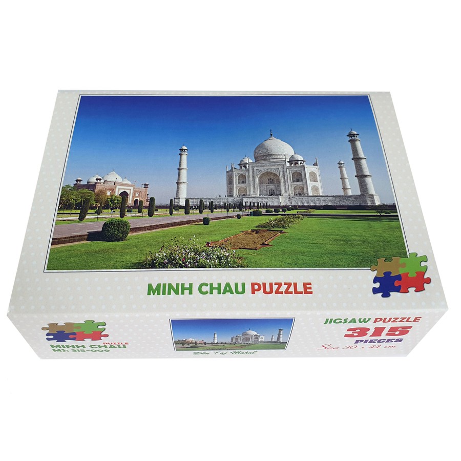 [Mã BMBAU50 giảm 10% đơn 99k] Bộ tranh xếp hình 315 mảnh – Đền Taj Mahal (30x44cm)