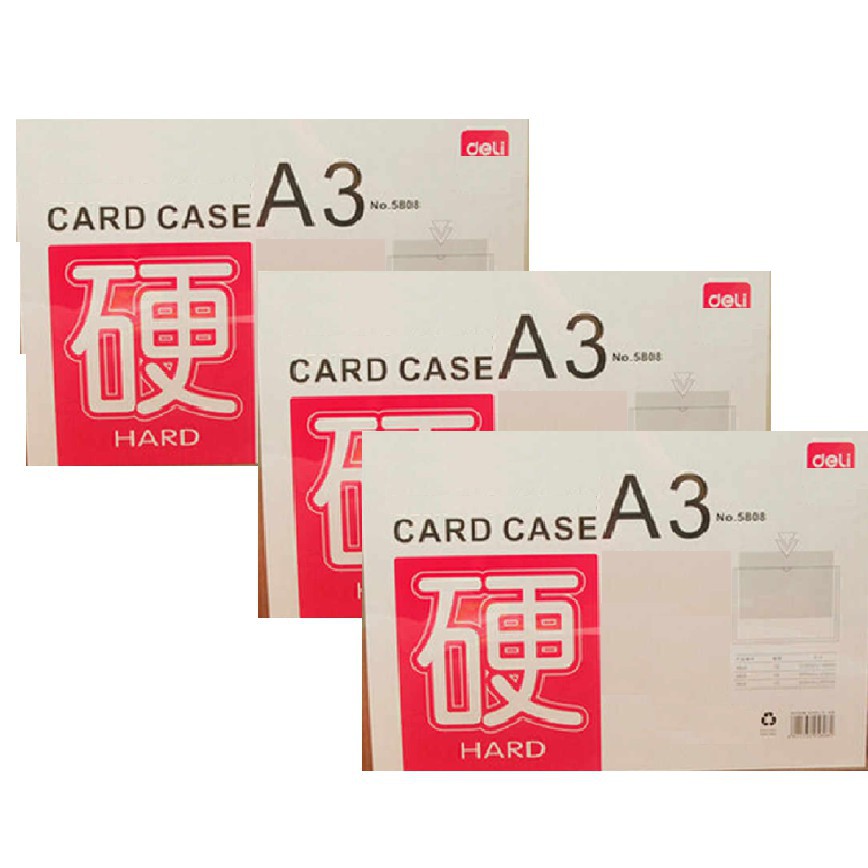 Bìa Nhựa Cứng - CARD CASE DELI (1 cái)