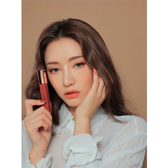 Son kem lì 3CE Cloud Lip Tint màu Active Lady hồng cam đất