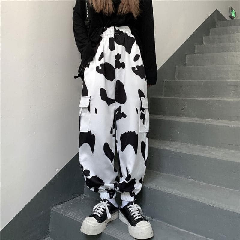 [Được Kiểm Tra Trước Khi Nhận][Hình Thật + Videos] 🐮🐮 BỘ ĐÔI QUẦN PANT VÀ JOGGER BÒ SỮA VỀ HÀNG FULL SIZE M(<60KG) L(<80