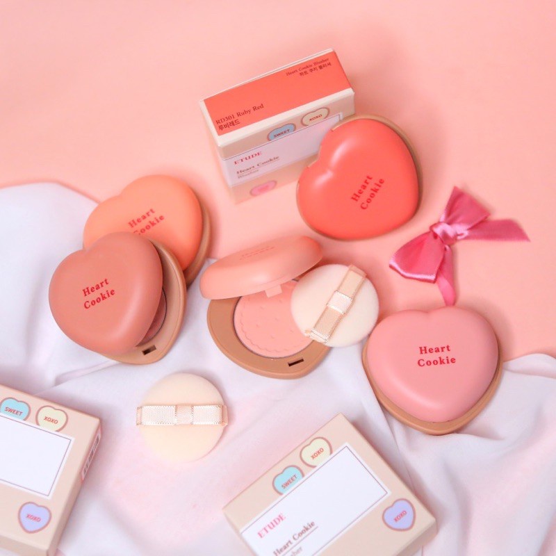 Má hồng ETUDE Heart Cookie Blusher