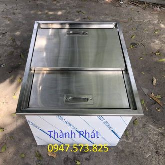 Thùng Đá inox 500x400x450 | Cung cấp các loại thùng đá inox âm bàn giá rẻ