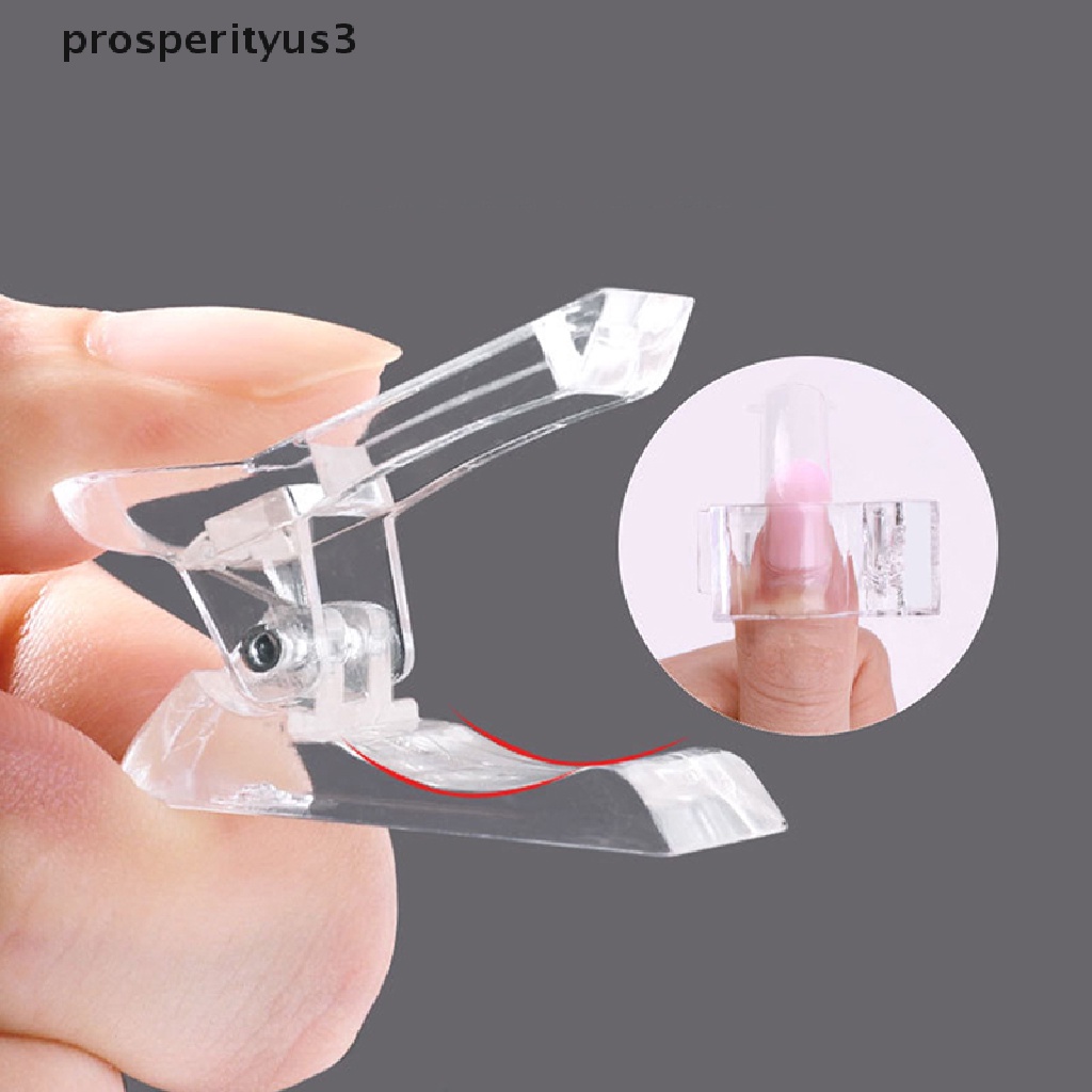 [prosperityus3] Nail Clip PVC Nail Fake Finger Extension UV Gel Manicure Art Builder Tool New [new]
