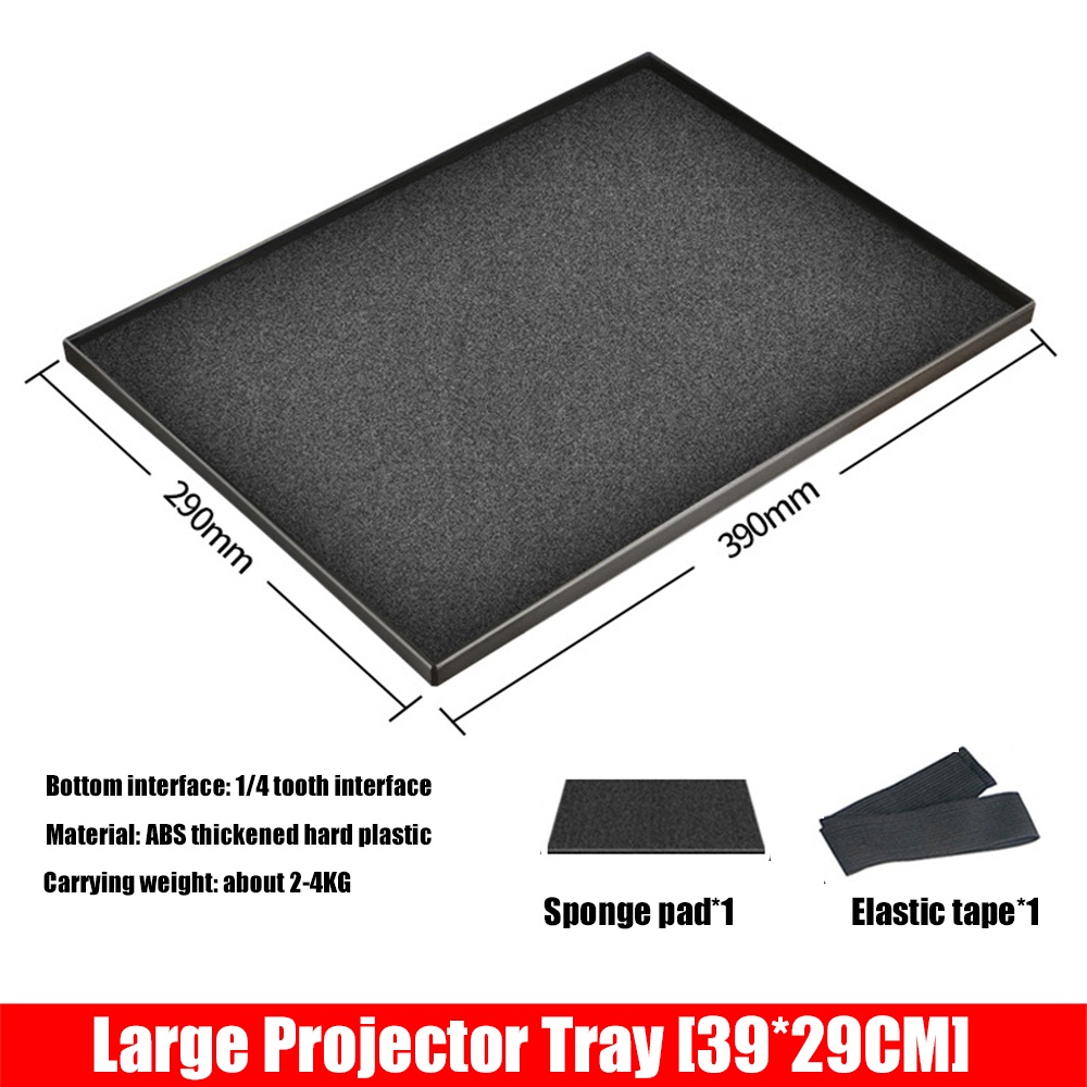 Khay Giá Đỡ Ba Chân Bằng Nhựa 1/4" Dành Cho Micro Máy Chiếu
