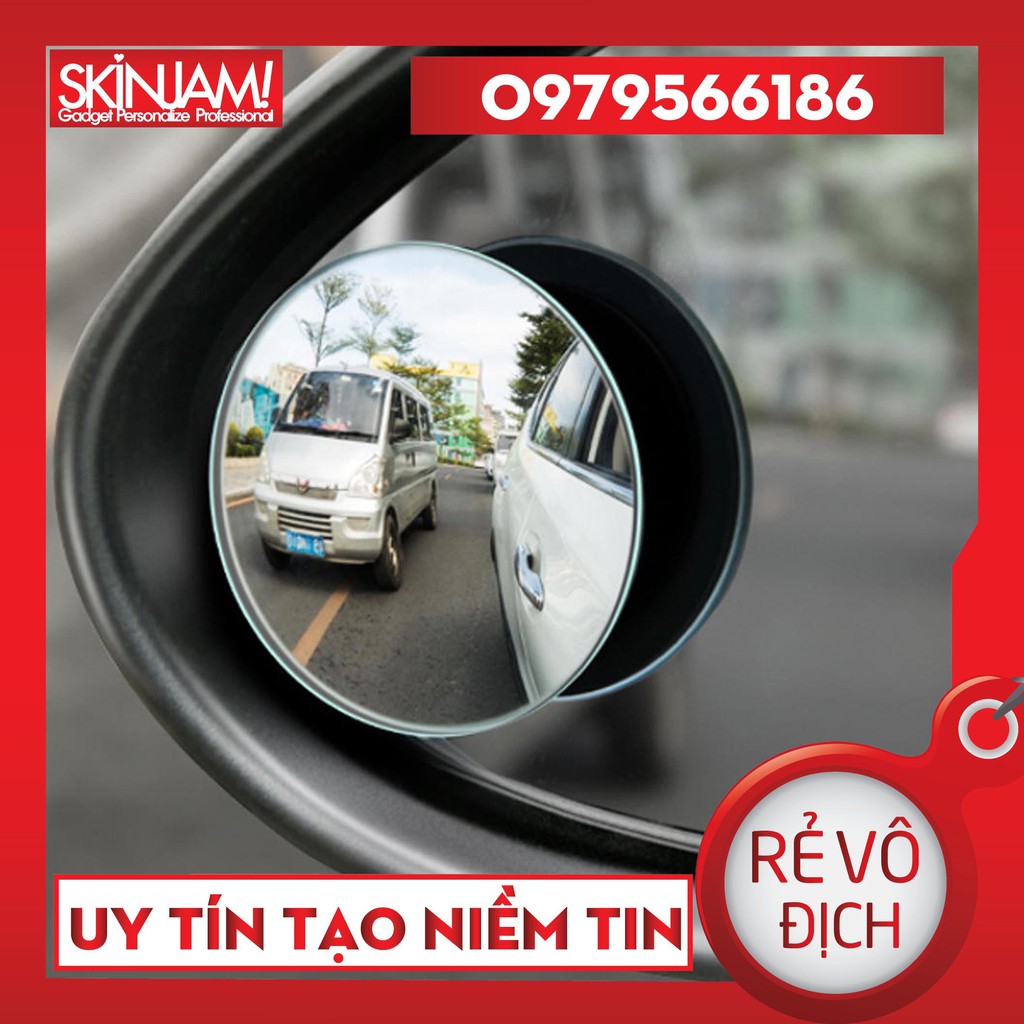 Gương cầu lồi mở rộng góc nhìn, chống điểm mù cho xe hơi Baseus LV466 Full View Blind Spot Rearview Mirrors (Bộ 2 cái)