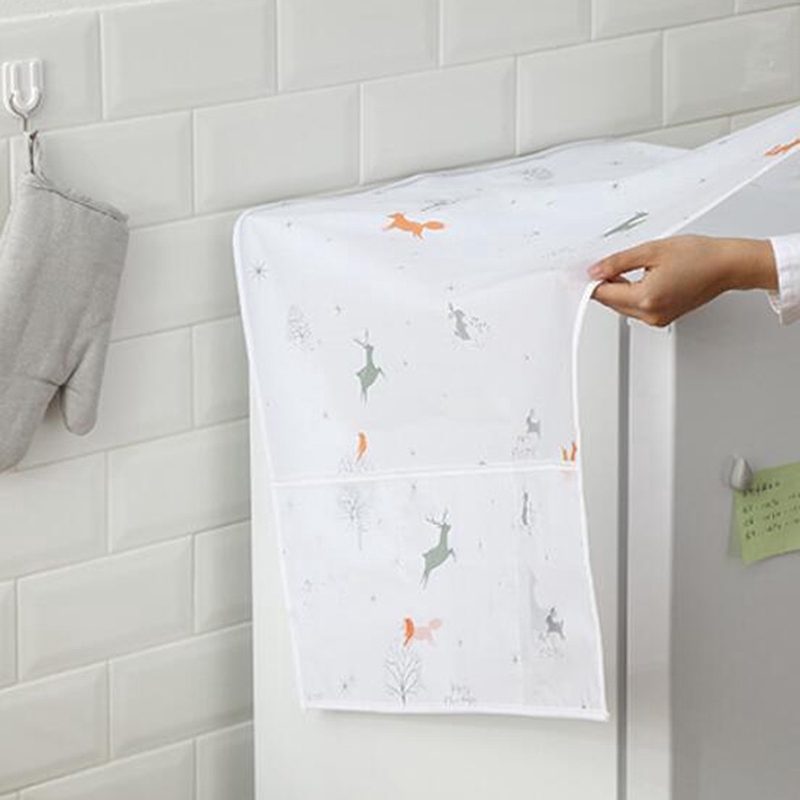 Khăn trùm tủ lạnh chống bụi bẩn tiện lợi