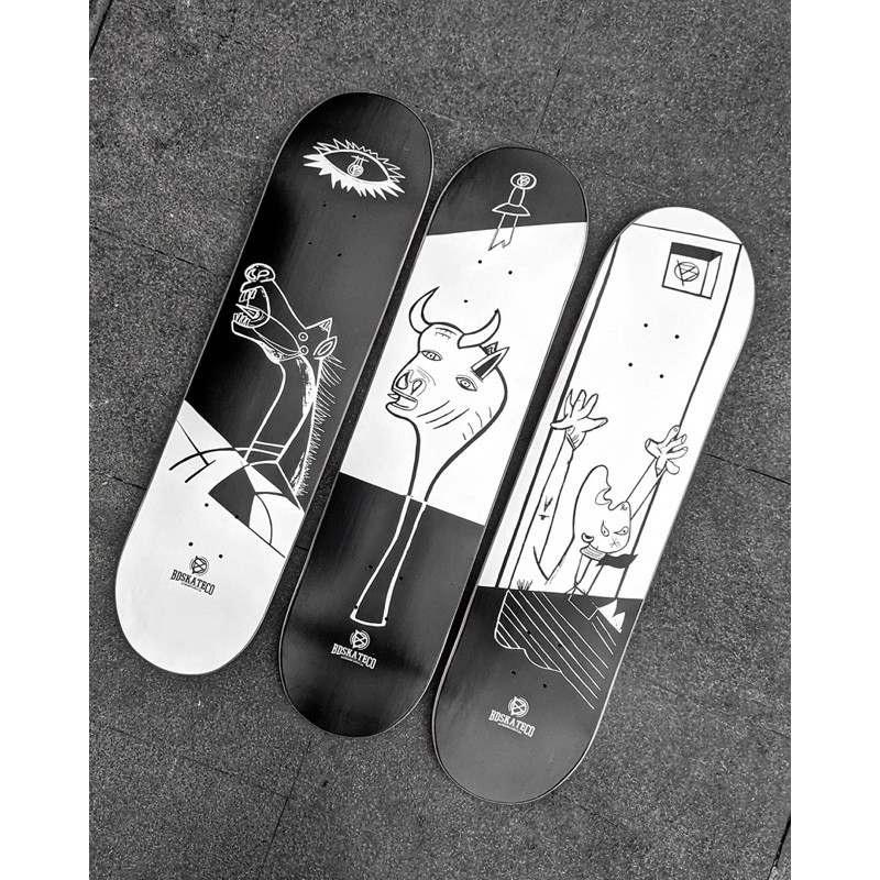 Mặt Ván Trượt Skateboard Cao Cấp Châu Âu - BDSKATECO GERNIKA SERIES HORSE DECK 8.0