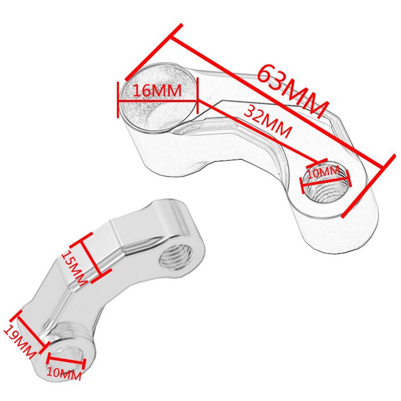 Giá đỡ mở rộng gương chiếu hậu cho BMW r1200gs lc / adv 13-18 R