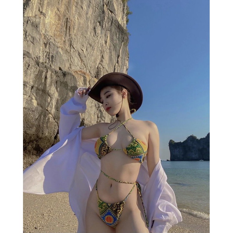 bikini họa tiết thổ cẩm (Kendall)