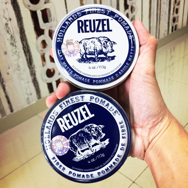 sáp vuốt tóc Reuzel Matte Clay Pomade & Reuzel Fiber Pomade