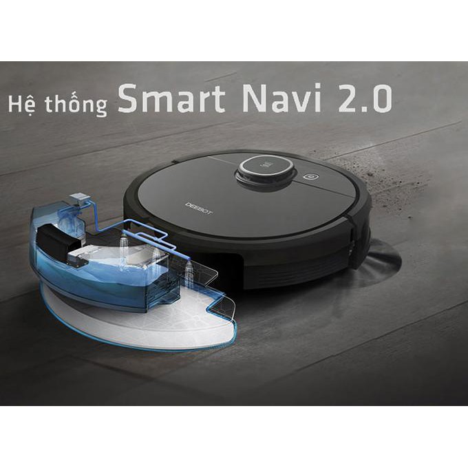 Robot hút bụi lau nhà cao cấp nhất của deebot, Robot T5 hero ecovacs Deebot