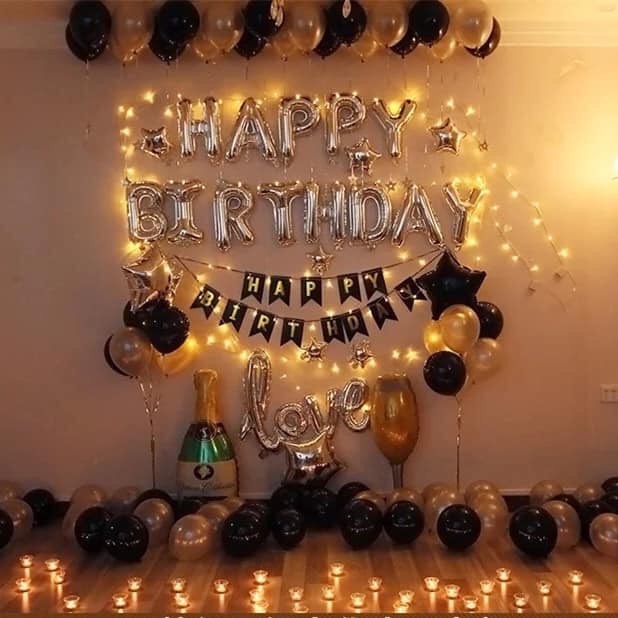[Ảnh thật] Set trang trí sinh nhật lung linh HPBD (COMBO 49)
