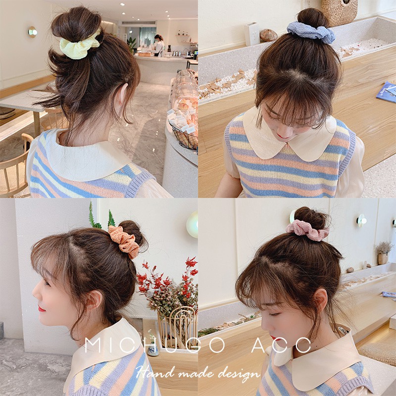 [Mã FASHIONCB231 hoàn tối đa 30K xu đơn 99K] Dây Buộc Tóc Mềm Mại Dễ Thương Cho Nữ | BigBuy360 - bigbuy360.vn
