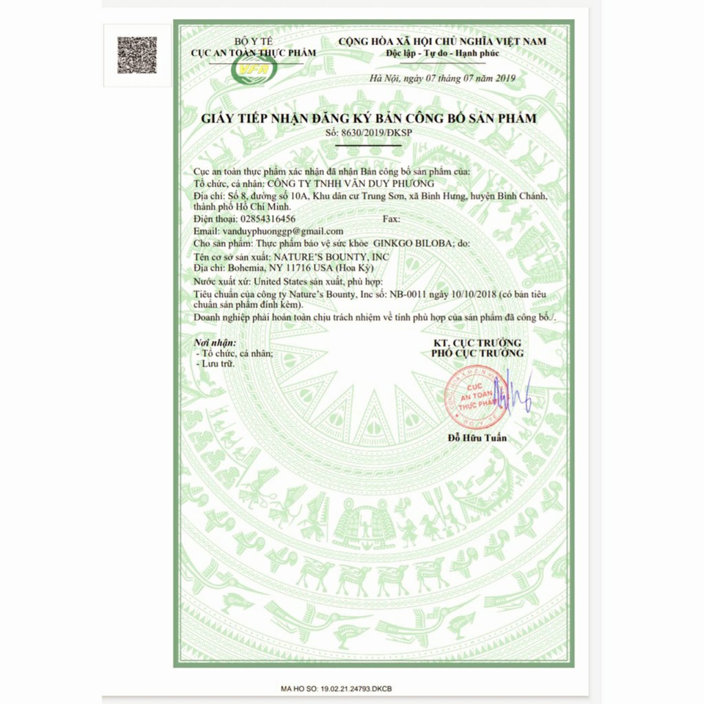 Viên Uống Bổ Não Ginkgo Biloba 60mg Nature's Bounty Hộp 60 viên | BigBuy360 - bigbuy360.vn