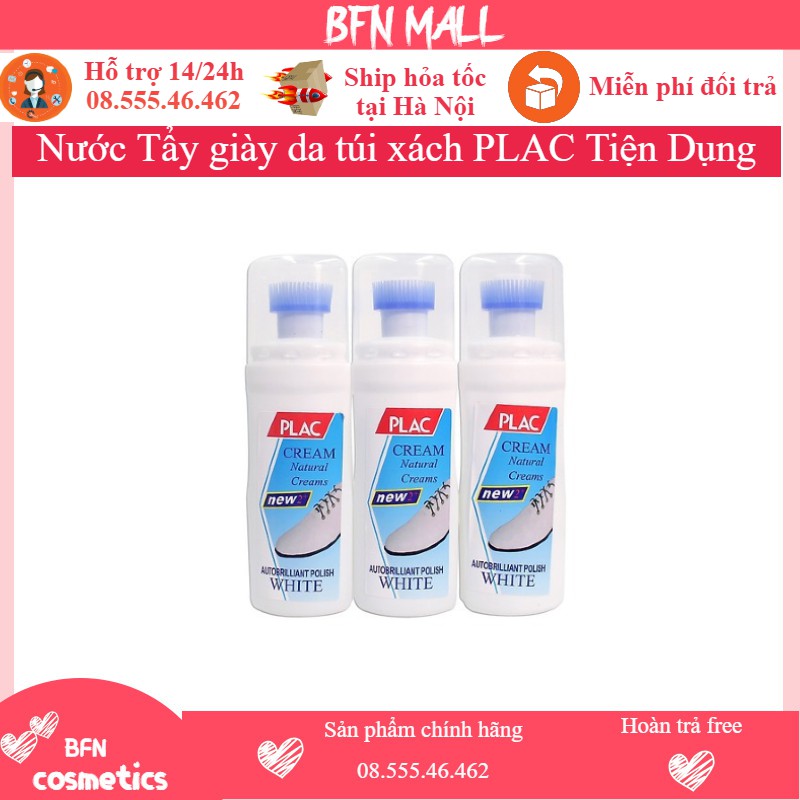 Dung dịch tẩy trắng giày dép túi xách PLAC Tiện Dụng