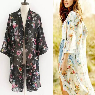 Áo cardigan vải chiffon khoác ngoài bikini