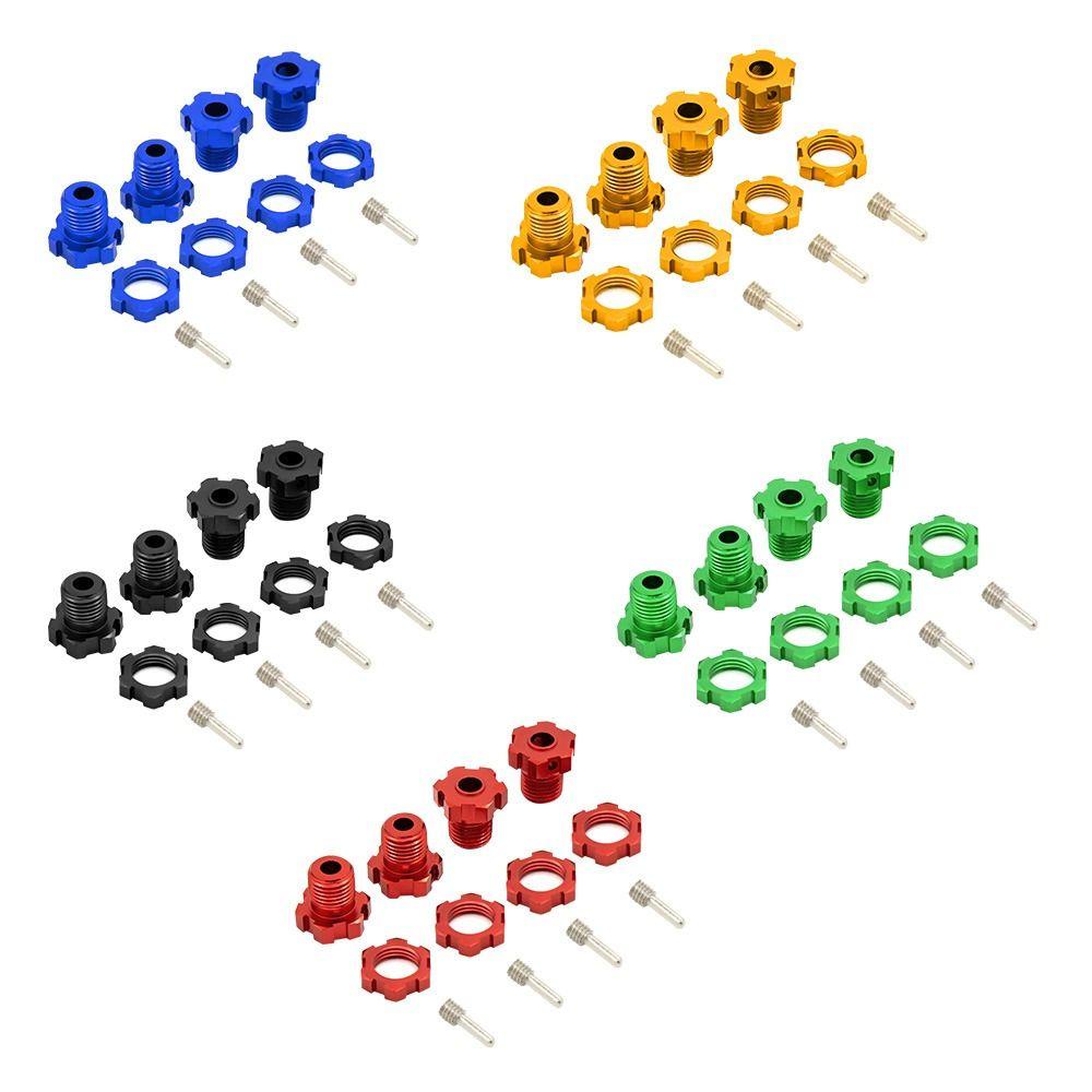 Set 1 Bộ Chuyển Đổi Bánh Xe 17mm Dày 17mm Chuyên Dụng Cho T raxxas E-Revo Revo 3.3 E-Maxx Summit Slayer Pro 4X4 1 / 10