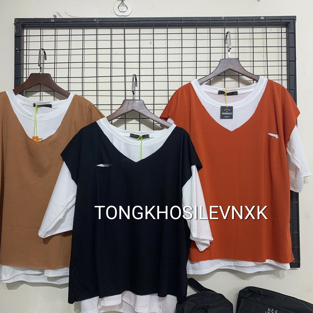 [Mã FAMAYWA giảm 10K đơn 50K] SET ÁO KÈM GILE CUT OUT UNISEX | BigBuy360 - bigbuy360.vn