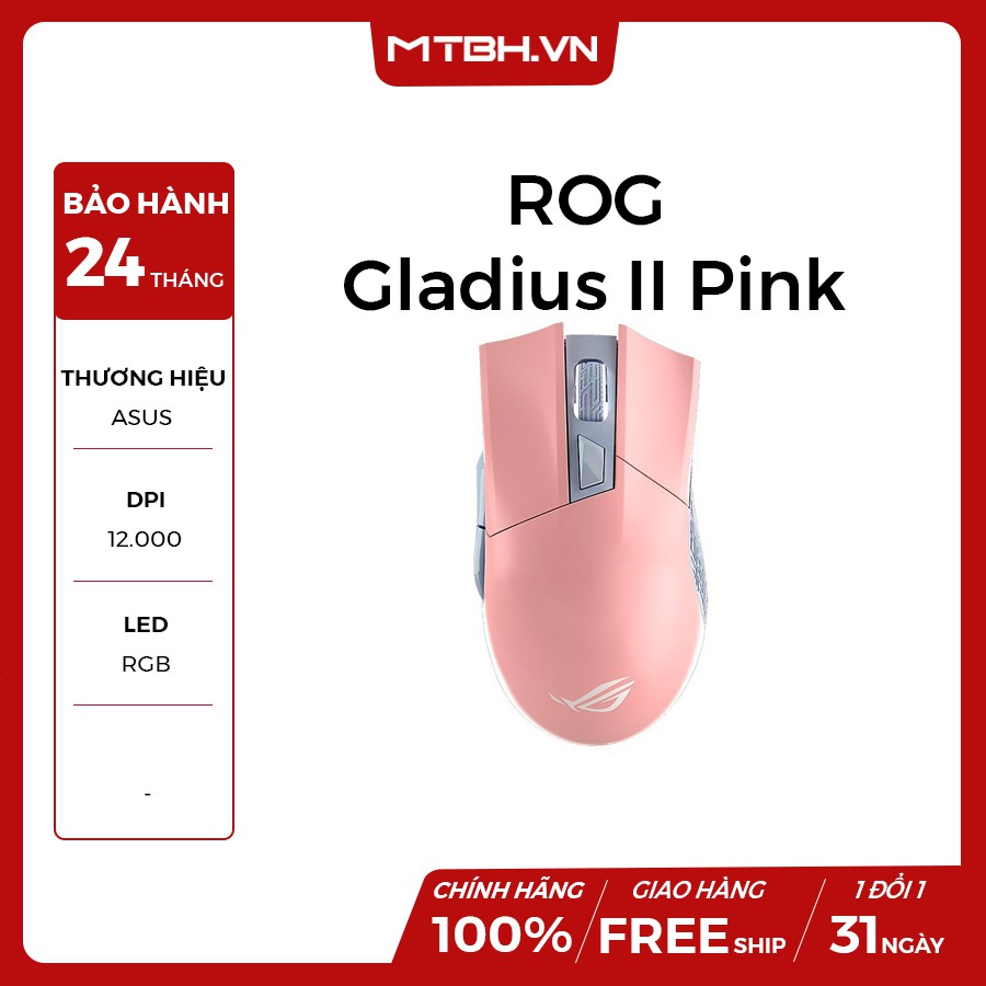 Chuột máy tính - Mouse Asus ROG Gladius II