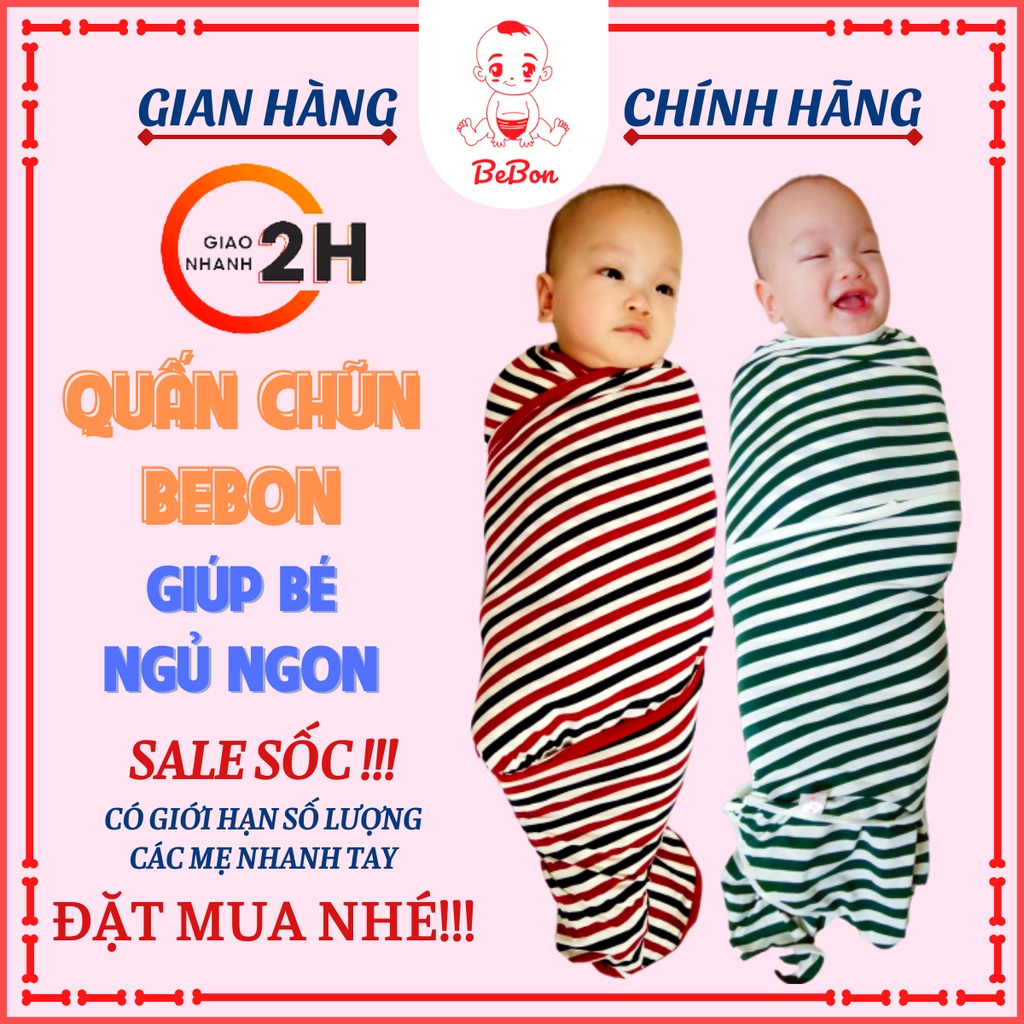 Quấn chũn cho bé ngủ ngon tránh giật mình ,Sản phẩm nằm trong bộ nhộng chũn cho bé sơ sinh và ủ kén