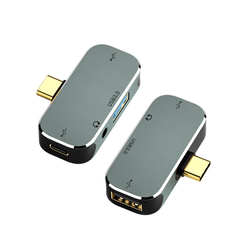 Bộ chia 4 cổng USB 3.0 2.0 3.5mm Type C HUB cho điện thoại
