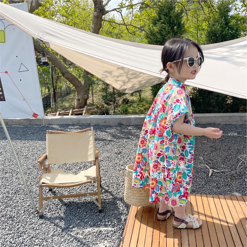 VT71 Size90-130(10-25kg) jum cho bé gái-đồ bay (vải thô Hàn Quốc mát mịn) Thời trang trẻ Em quảng châu