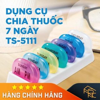 Hộp chia thuốc 7 ngày, loại tròn - Đài Loan - TS5111