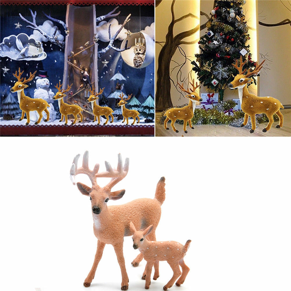 Mô hình tuần lộc phong cách Giáng sinh để trang trí