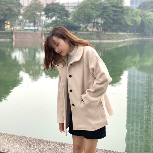 [ Qùa Tặng Dây Buộc Tóc Bạn Nhé] Áo blazer dạ ulzzang 4 cúc hai lớp siêu đẹp( hàng có sẵn/ ảnh thật)