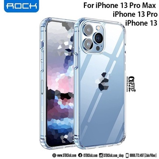ỐP LƯNG IPHONE 13 PRO MAX - 13 PRO - 13 ROCK PURE LƯNG CỨNG TRONG VIỀN DẺO HÀNG CHUẨN