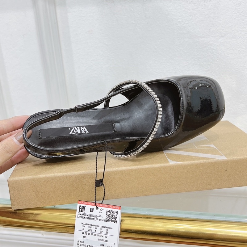 Sandal zara nữ quai đá fullbox Giày Đi Chơi, dễ đi hàng qc