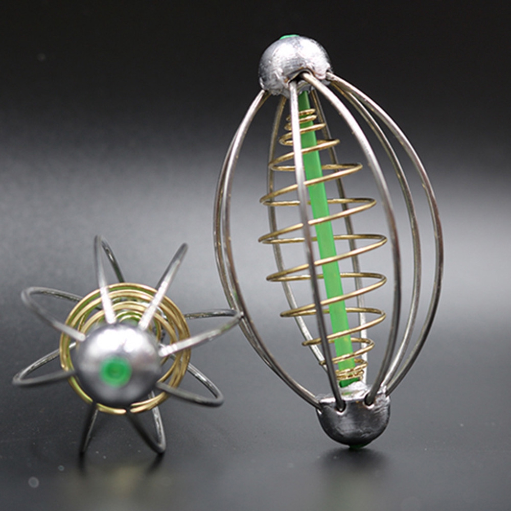 Chì câu cá kiểu lò xo gắn mồi cầu chuyên dụng