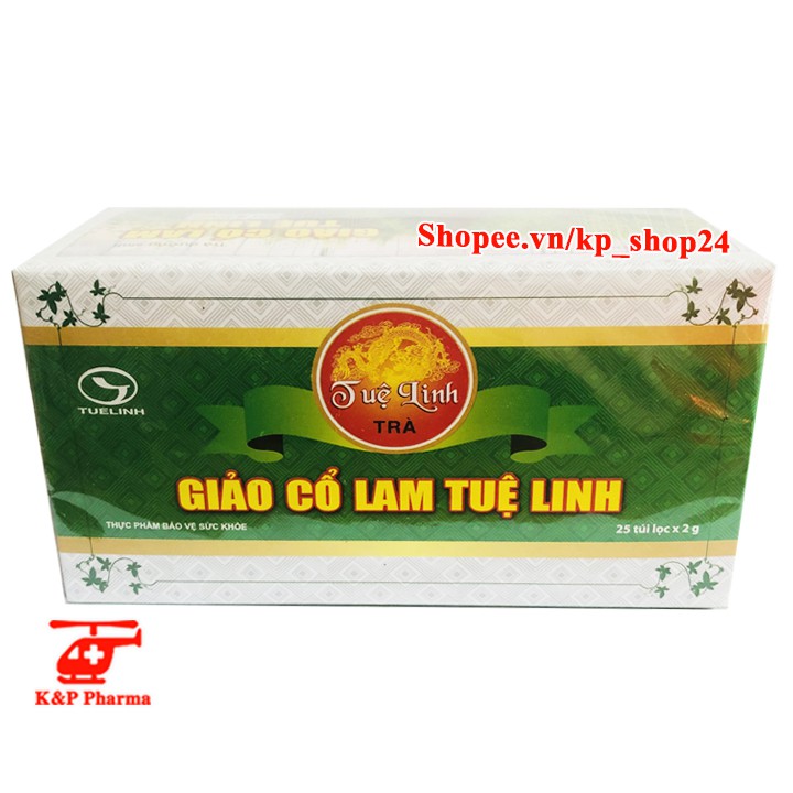 ✅ [CHÍNH HÃNG] Trà túi lọc Giảo Cổ Lam Tuệ Linh – Giúp hạ mỡ máu, cholesterol, ổn định huyết áp, giảm nguy cơ tim mạch