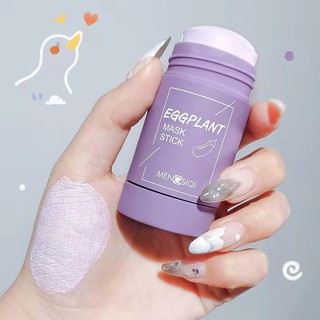 Mặt nạ MENGSIQI trà xanh cà tím làm sạch sâu dầu kiểm soát mụn