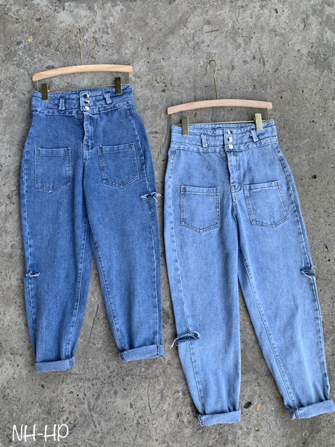 QUẦN JEANS BAGGY 3 KHUY TÚI TRƯỚC HOT TREND | BigBuy360 - bigbuy360.vn