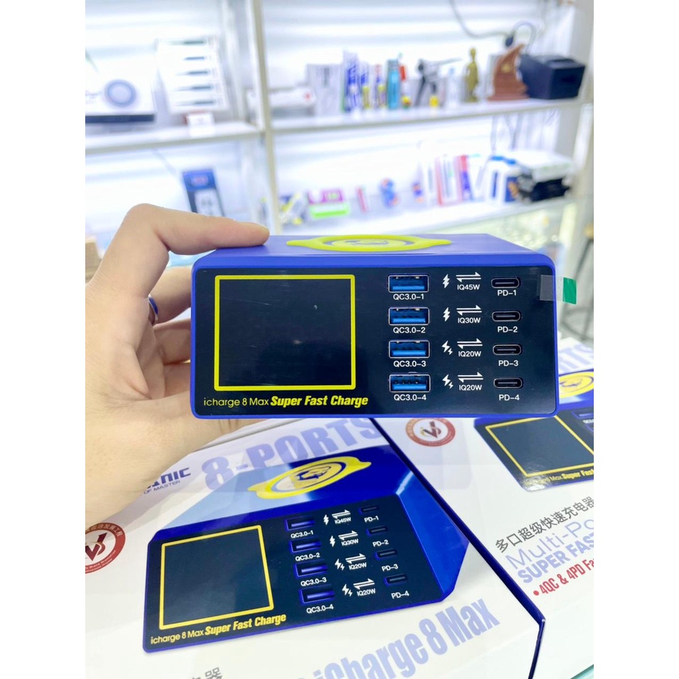 Bộ sạc 8 cổng Mechanic iCharge 8Max Mechanic