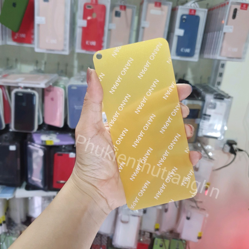 [ Vsmart LIVE 4] Bộ đôi Dán cường lực nano full 98% + dán cường lực bảo vệ camera cho Vsmart LIVE 4 miếng dán siêu bền