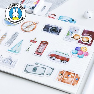 Bộ 45 sticker Nhật chủ đề DU LỊCH
