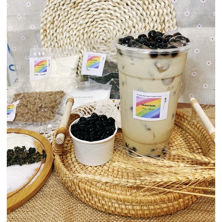 Set nguyên liệu pha trà sữa Kiều Mạch 1 lít | BigBuy360 - bigbuy360.vn