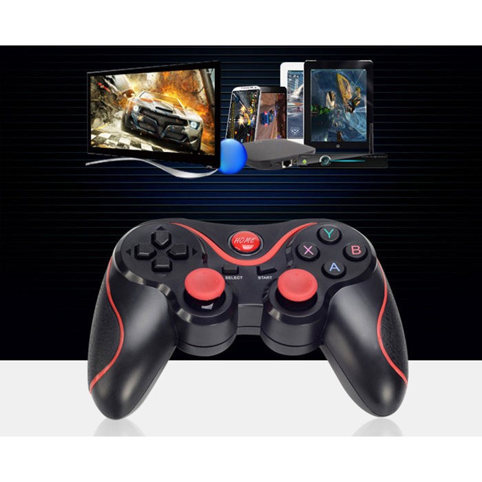 Tay cầm chơi game Bluetooth T3 TẶNG giá đỡ điện thoại  Wprooo