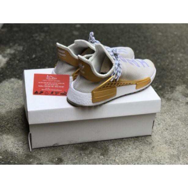 Hot [FREE SHIP] Giày Sneaker Human Race China Gold Happy Full Box Dành Cho Nam Nữ ! HOT . :