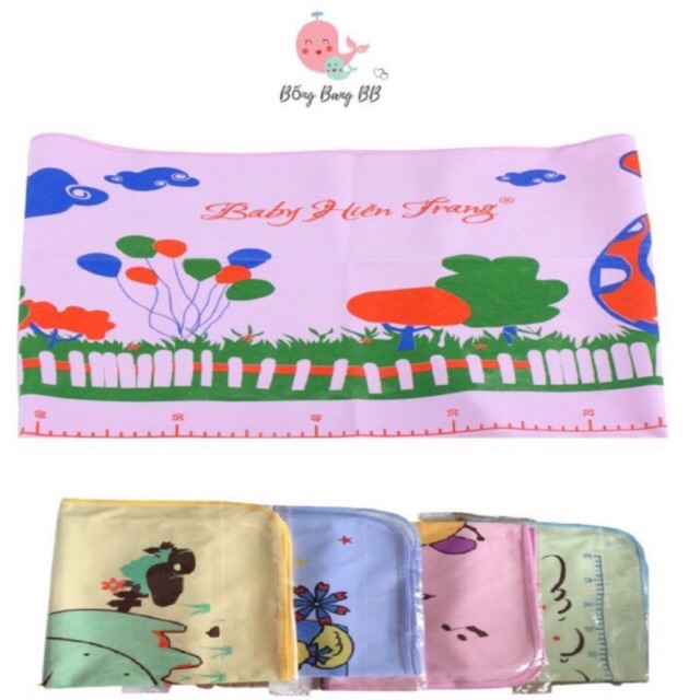 Chiếu cao su chống thấm, lót giường cho bé trai, bé gái Baby Hiền Trang cỡ to