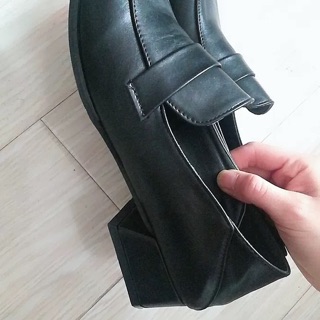 _ORDER_ Loafer mũi vuông da trơn size 35-39 ( có ảnh thật)