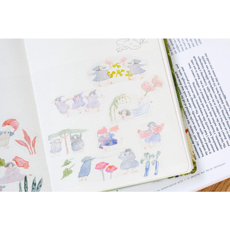 Krisna.room ♡ Hãng Dodolulu- 1 chu kì 80cm cuộn băng dán hình Memories