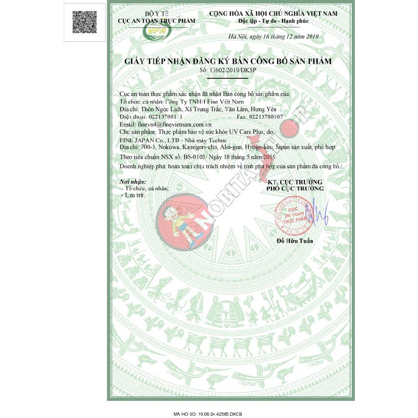 [Sẵn hàng] Viên uống chống nắng UV Care Plus - Viên uống chống nắng Nhật Bản UV Fine Japan | Thế Giới Skin Care