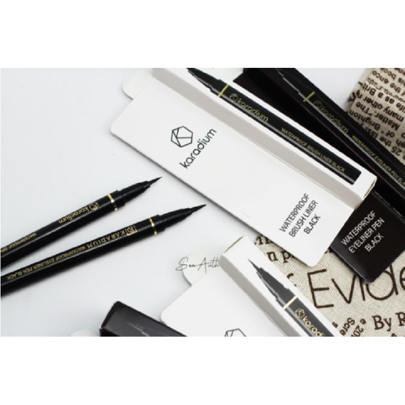 Bút kẻ mắt nước Karadium Waterproof Brush Liner Black