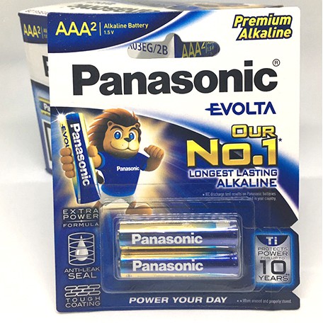 Pin AAA Panasonic Evolta LR03EG cao cấp dung lượng cao