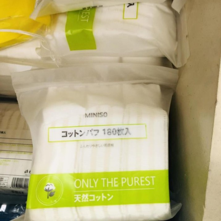 Bông Tẩy Trang Miniso Only The Purest 180 Miếng